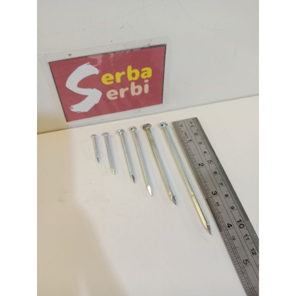 -/PACK KECIL PAKU BETON PUTIH-Paku beton dinding galvanis