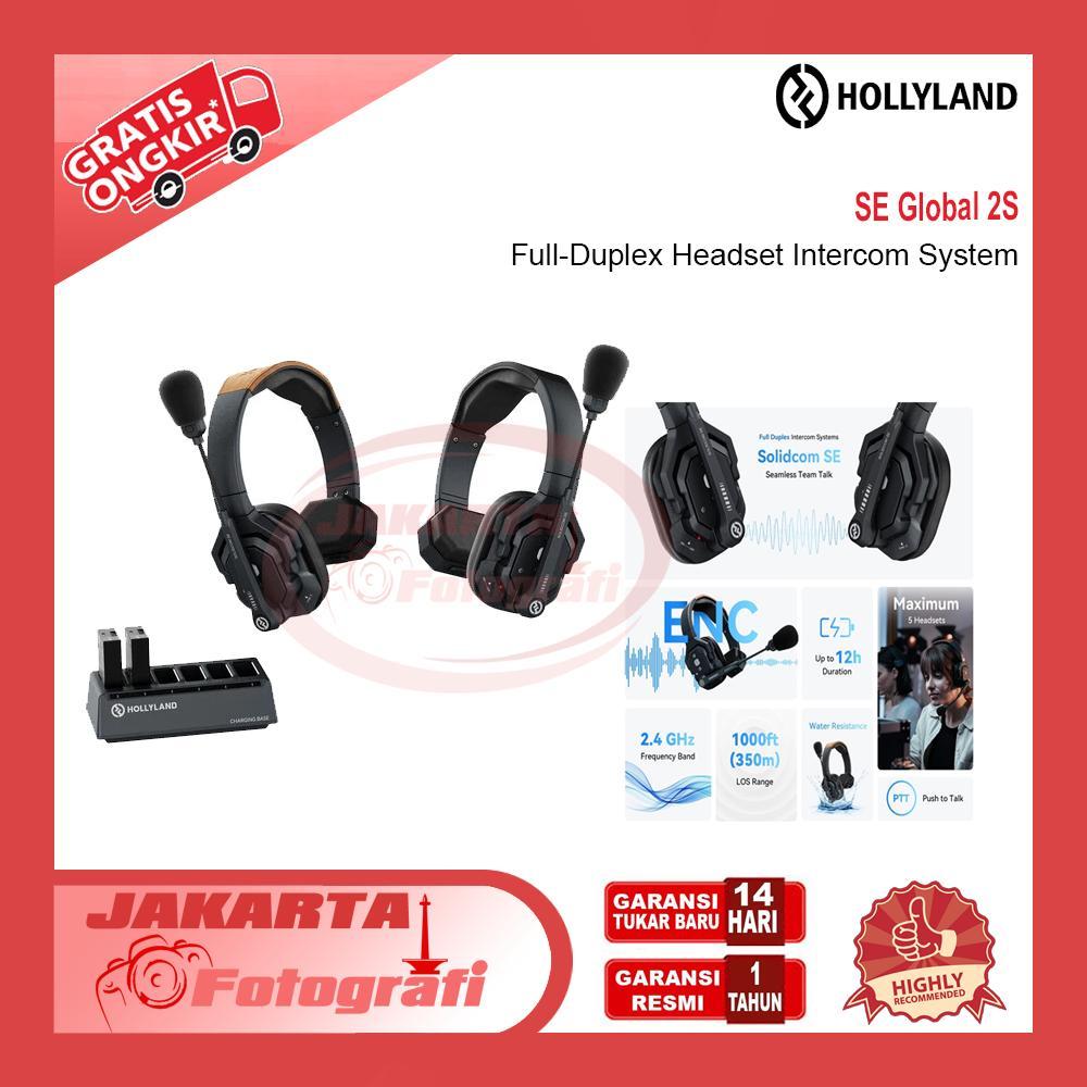 Hollyland Solidcom SE Global 2S 2-Person Full-Duplex Single-Ear Noise-Canceling Headset Intercom Sys