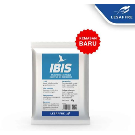 

IBIS BLUE PELEMBUT ROTI 10 gr / Bread Softener / Pelembut Adonan Roti 10gr