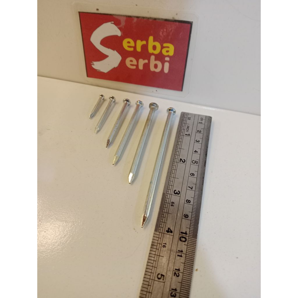 */PACK KECIL PAKU BETON PUTIH*Paku beton dinding galvanis