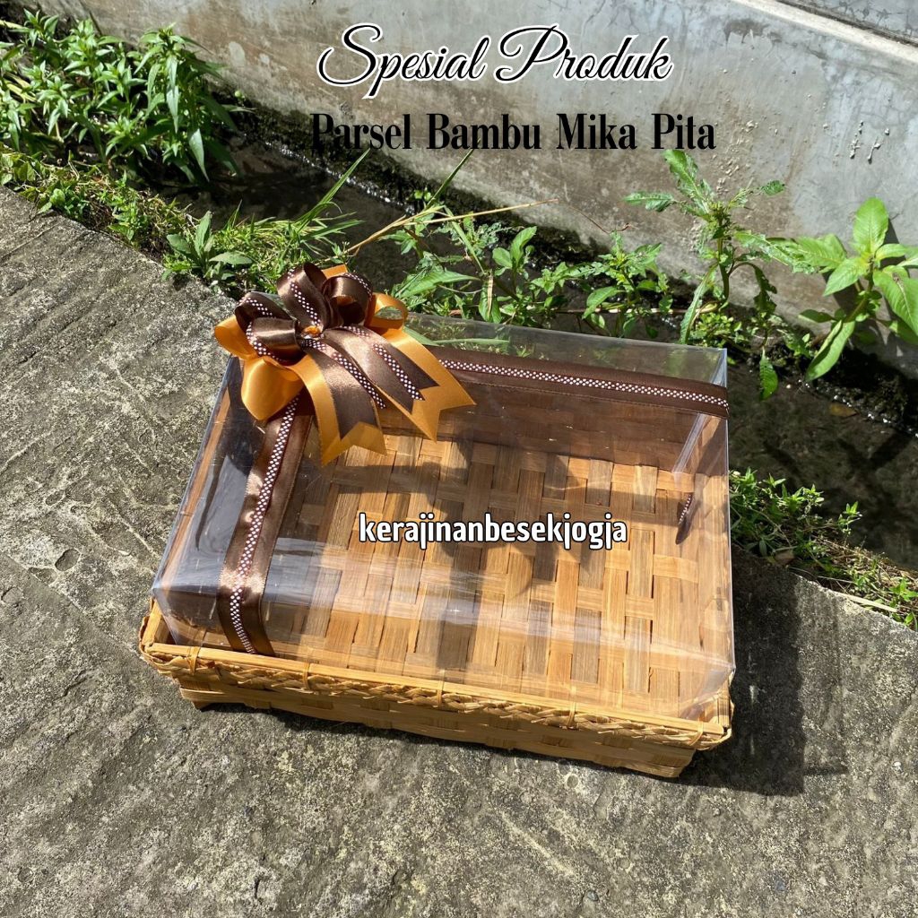 KOTAK SESERAHAN MIKA PITA BEBAS REQUEST WARNA PITA | PARSEL BAMBU MIKA PITA | hantaran seserahan lam