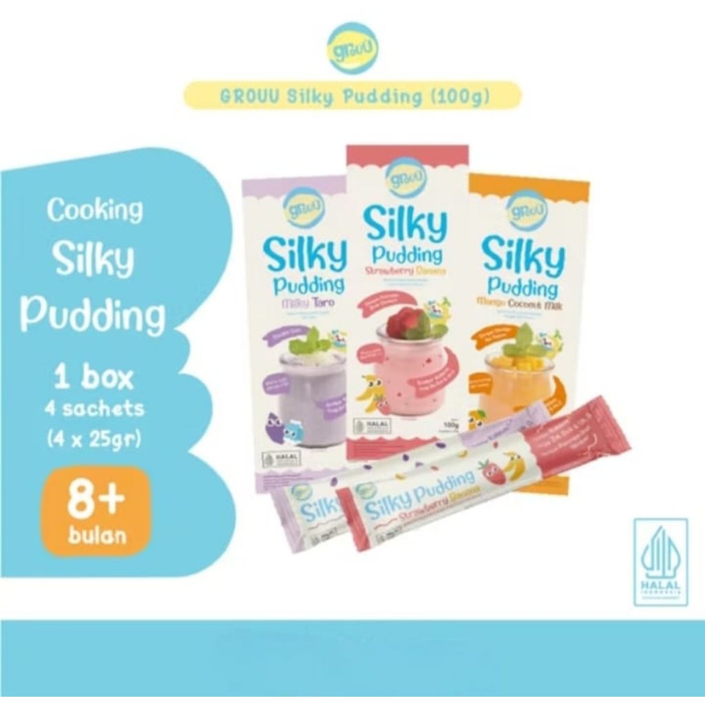 

GROUU SILKY PUDDING 4 x 25 gr