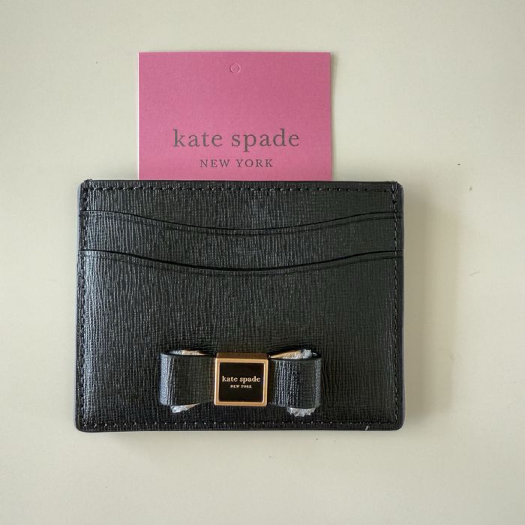 DOMPET KS M0RGAN CARD HOLDER SLIM WALLET BLACK