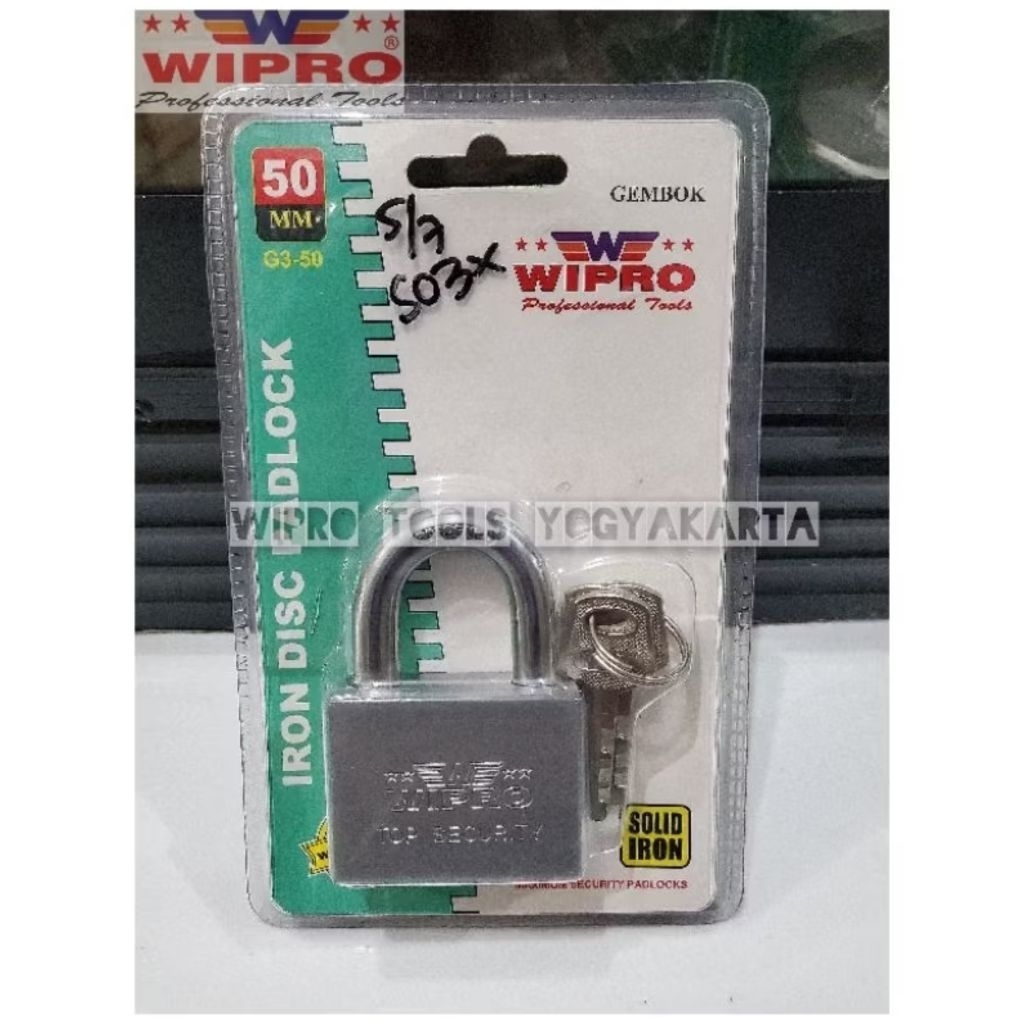 Gembok Wipro / Gembok Rumah / Gembok Pintu Merk Wipro / Gembok Pagar Anti Maling