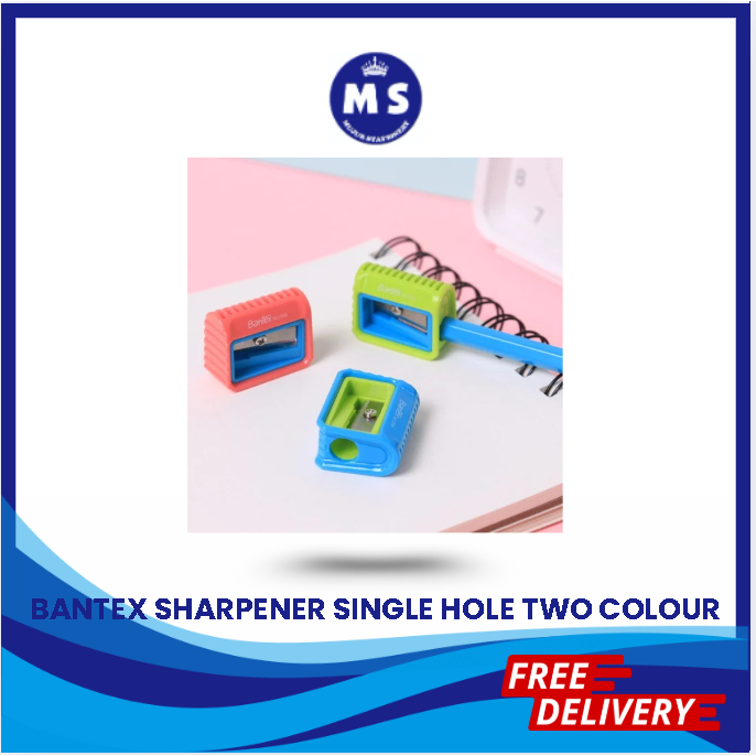 

BANTEX SHARPENER SINGLE HOLE TWO COLOUR BE1006