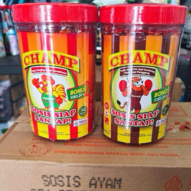 

Sosis Toples Champ Siap Makan Isi 24+2