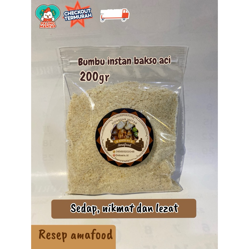 

Bumbu instan bakso aci Dan Seblak/Bumbu Racik Bakso aci Dan Seblak Praktis Berkualitas
