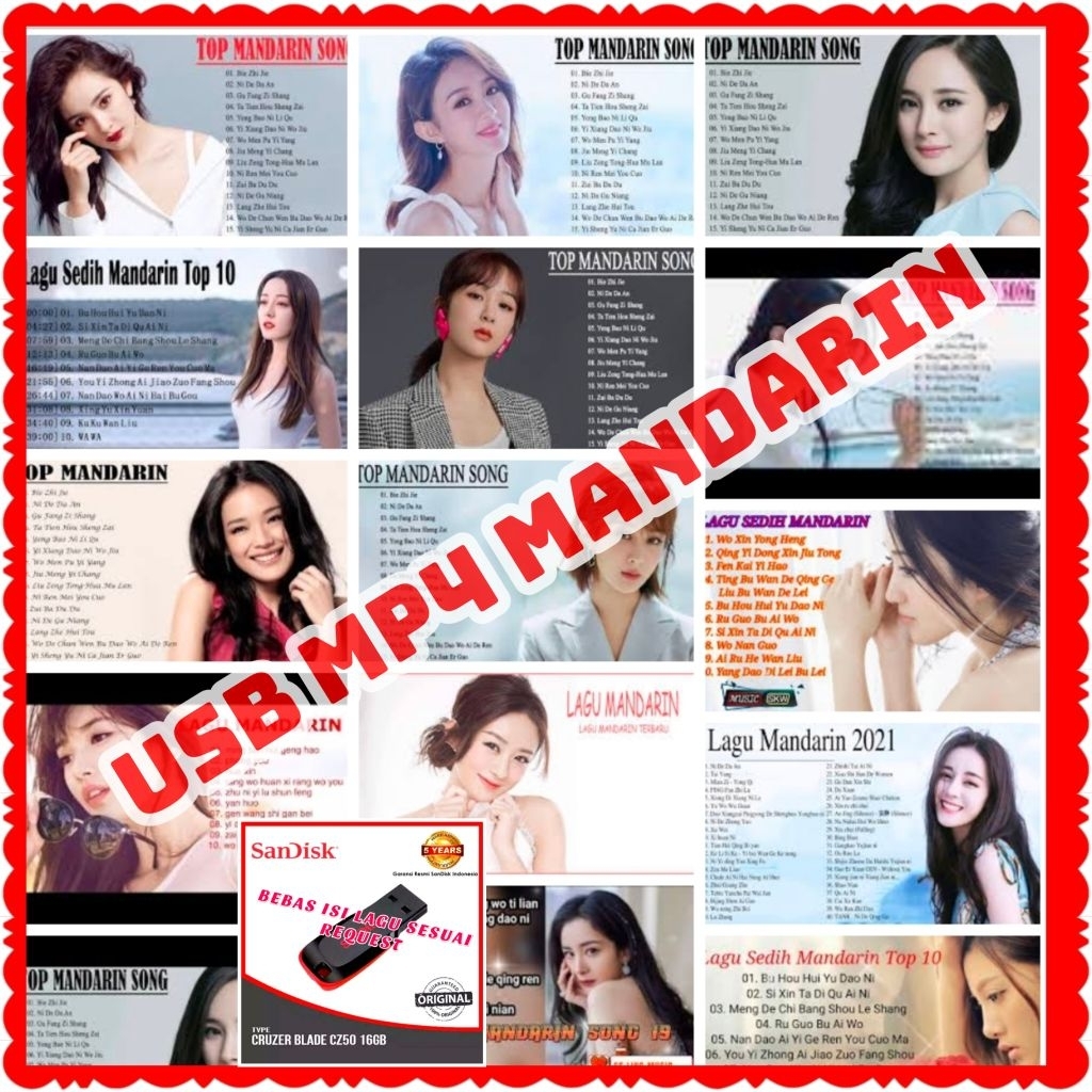 MP3 MP4 MP5-FLASHDISK ISI LAGU MANDARIN-FLASDISK ISI LAGU MANDARIN MP3-USB ISI LAGU MANDARIN-USB LAG