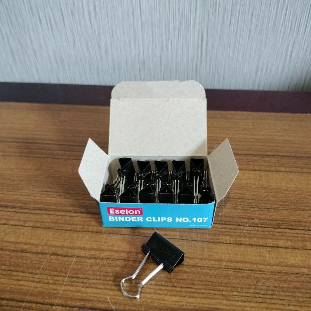 

Binder Clips Eselon No 107 (per 1 kotak kecil)