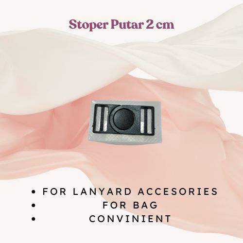 

Stoper Putar ID Card Diameter 2 cm dengan Kait Praktis untuk Lanyard, Name Tag, dan Aksesoris Kantor
