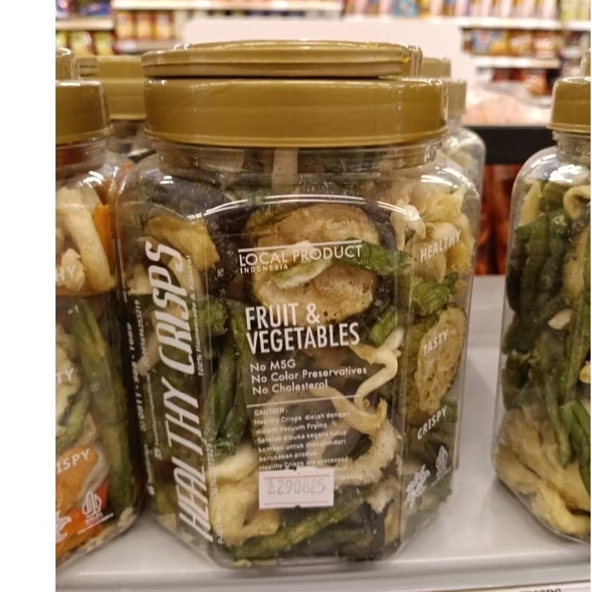 healthy crispy snack sayur zhuchini buncis jamur crispy keripik sayuran