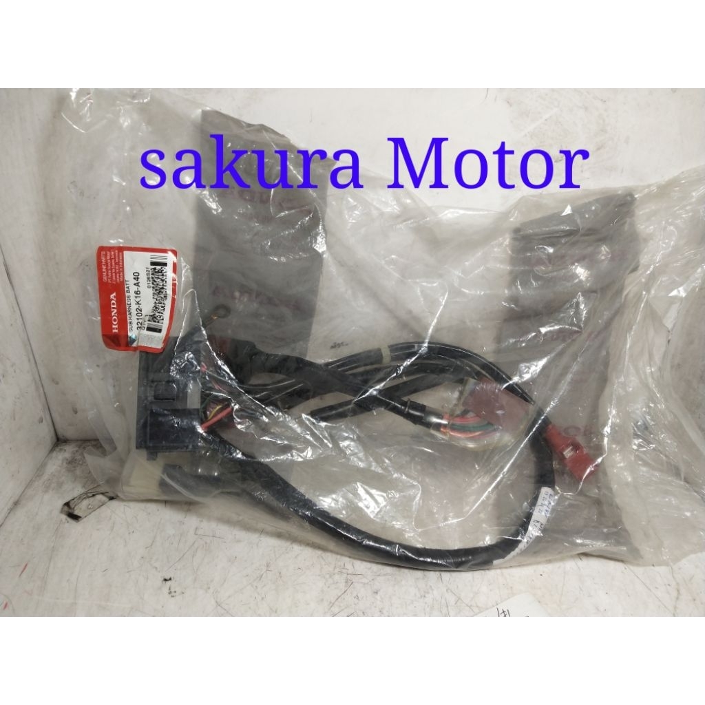 KABEL BODI SCOOPY FI ESP 2015-2016 STATER HALUS BAGIAN AKI ORIGINAL 32102-K16-A40