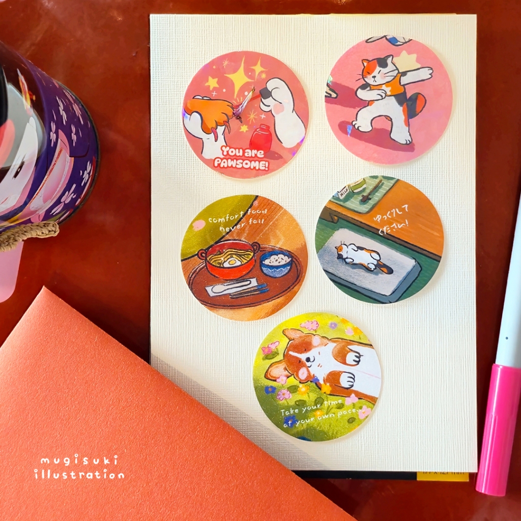 

First Vinyl Sticker Collection of Mugisuki