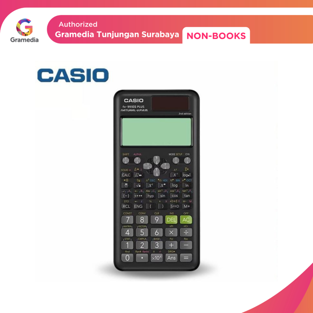 

Gramedia Tunjungan : Kalkulator Casio FX991es 2nd Scientific