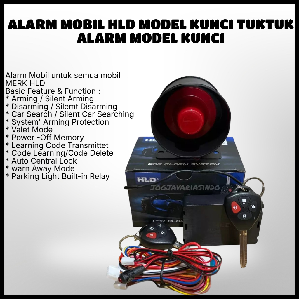 ALARM MOBIL HLD MODEL KUNCI TUKTUK ALARM MODEL KUNCI