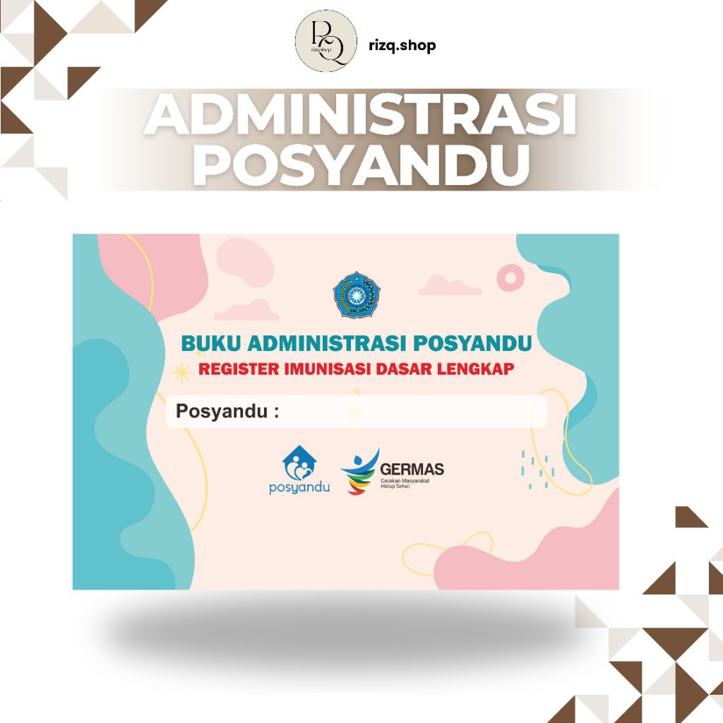 BUKU ADMINISTRASI POSYANDU, BUKU IMUNISASI, BUKU PKK ( REGISTER IMUNISASI DASAR LENGKAP )