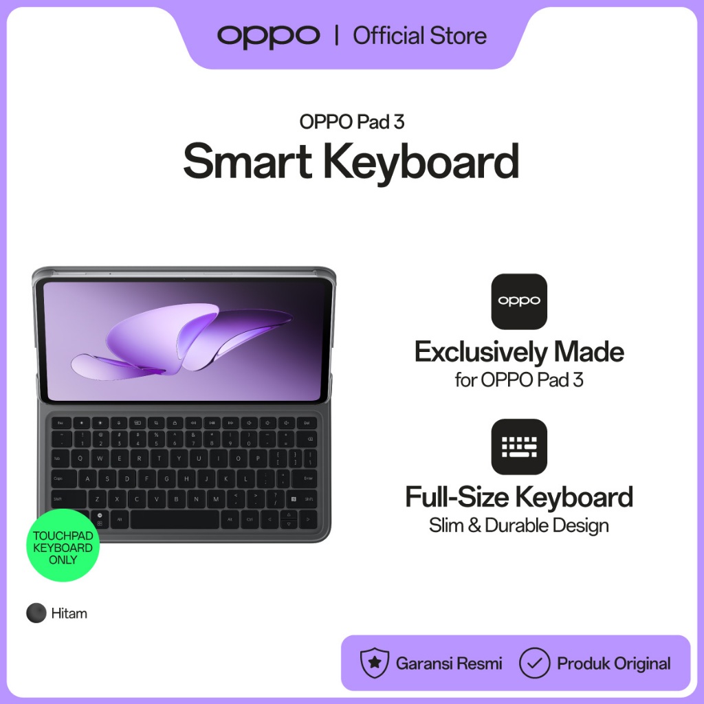 OPPO Pad 3 Smart Keyboard OPK2403 [Slim & Durable Design, Independent AI key, NFC]