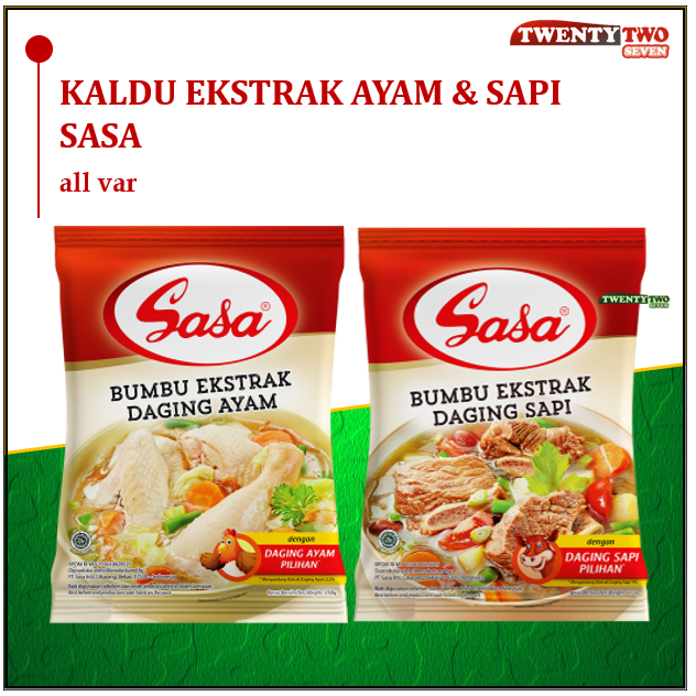 

[6 X]Sasa Kaldu Ekstrak Ayam 250 gr & Ekstrak Sapi 250 gr