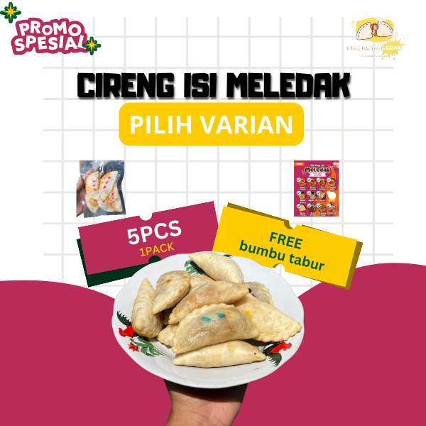

Cireng isi meledak ayam suwir pedas, ayam suwir ori, ati pedas, usus pedas ,keju,seblak,ayam sambal goang,sosis pedas, baso pedas,tulang rangu,sambal cumi