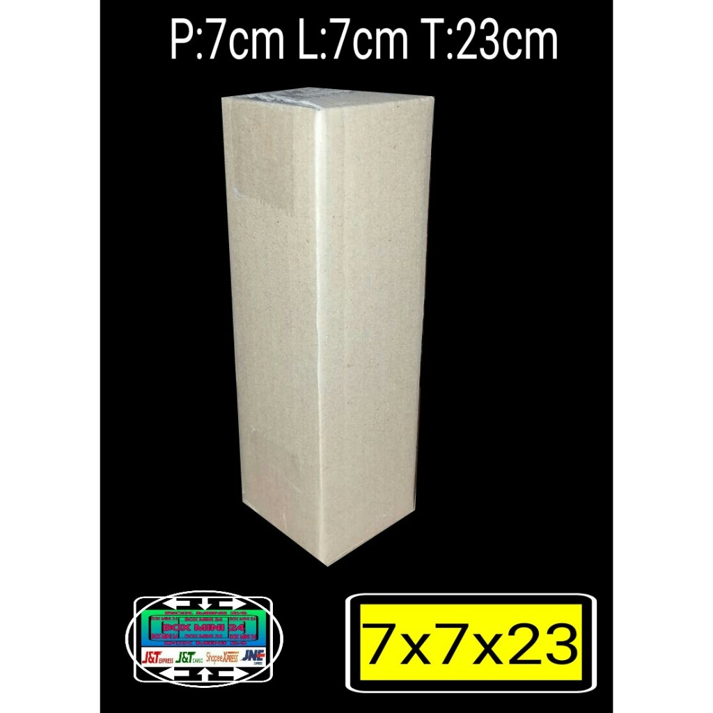 

Kardus Ukuran 7x7x23 (Per 100 pcs) kardus untuk packing barang supaya lebih aman
