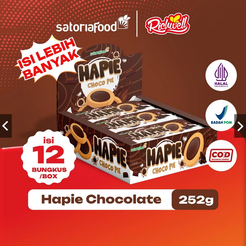 

HAPIE CHEESE (PIE RASA KEJU) 1 BOX ISI 12 BUNGKUS