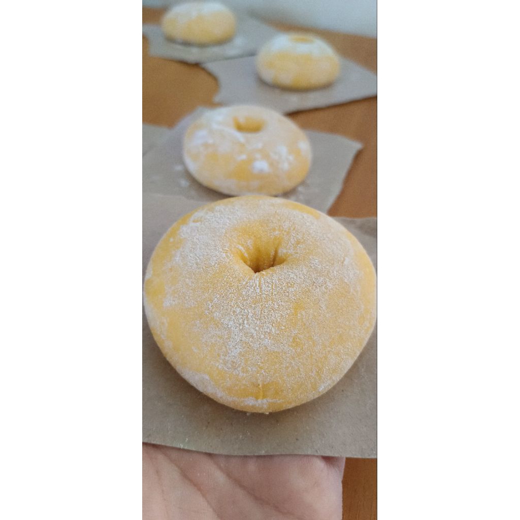 

Donat Labu Topping isi 6