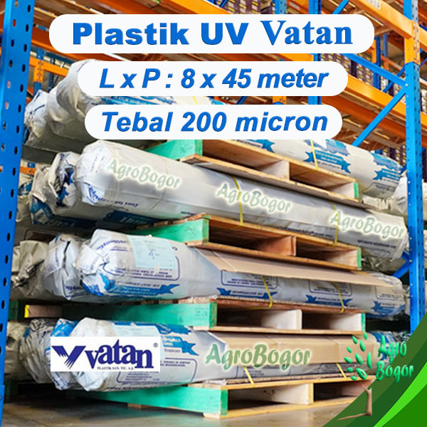 Plastik UV Vatan Rol, Uk. 8 x 45 meter