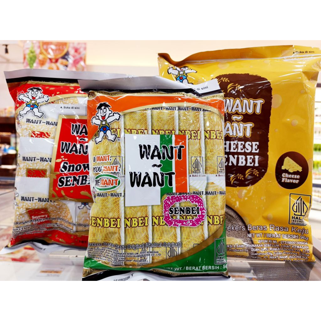 

WANT WANT CHEESE SENBEI 96G