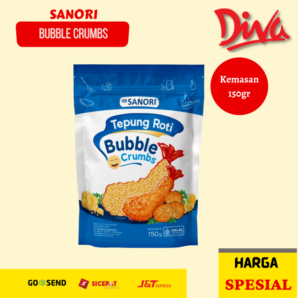 

Tepung Roti Bubble Crumbs Sanori 150gr | Sanori Bubble Crumbs