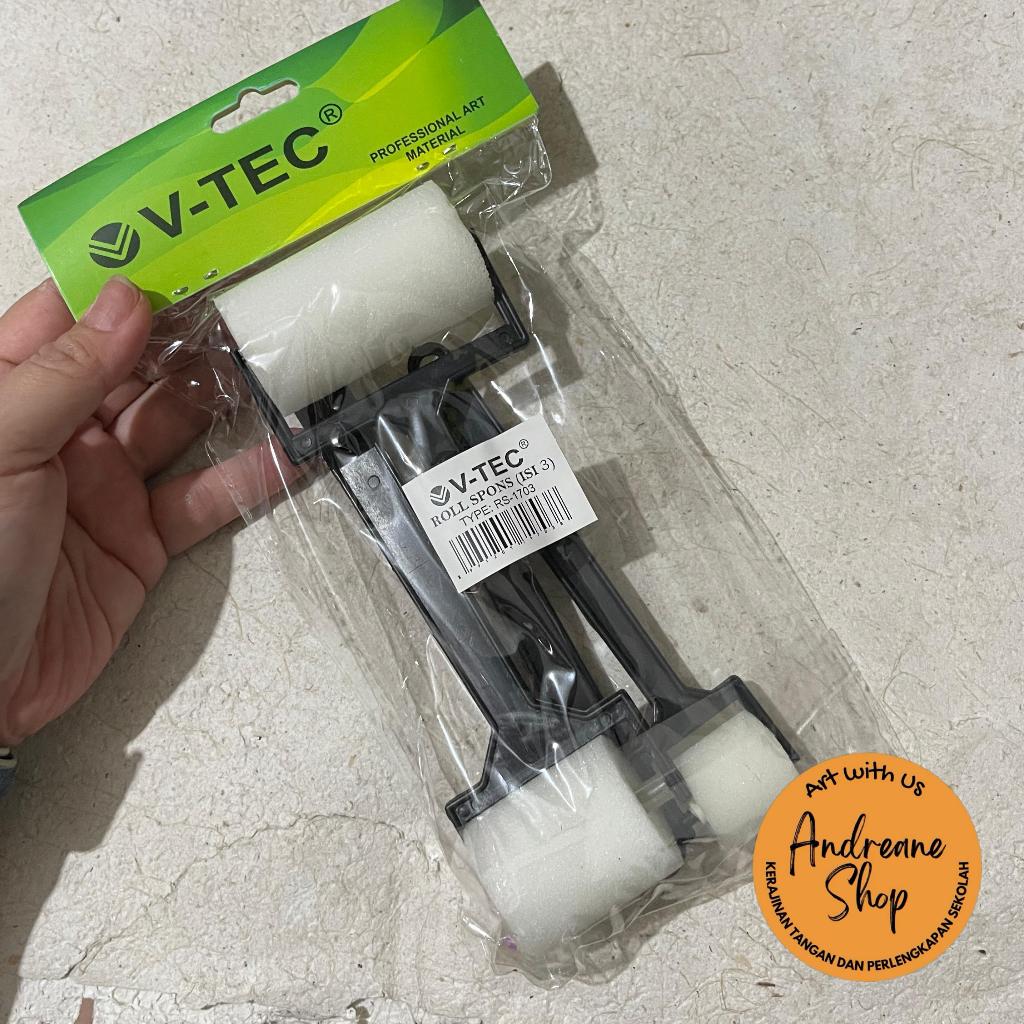 

Roller Spons V-TEC Isi 3 – Professional Art Material untuk Hasil Lukisan Lebih Maksimal