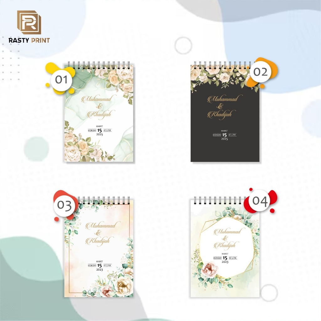 

NOTES | NOTEBOOK SOUVENIR PERNIKAHAN | CUSTOM NOTES MURAH