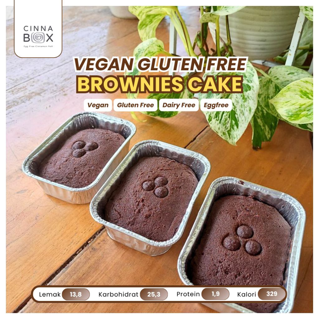 

Vegan Gluten Free Brownies Personal Cake