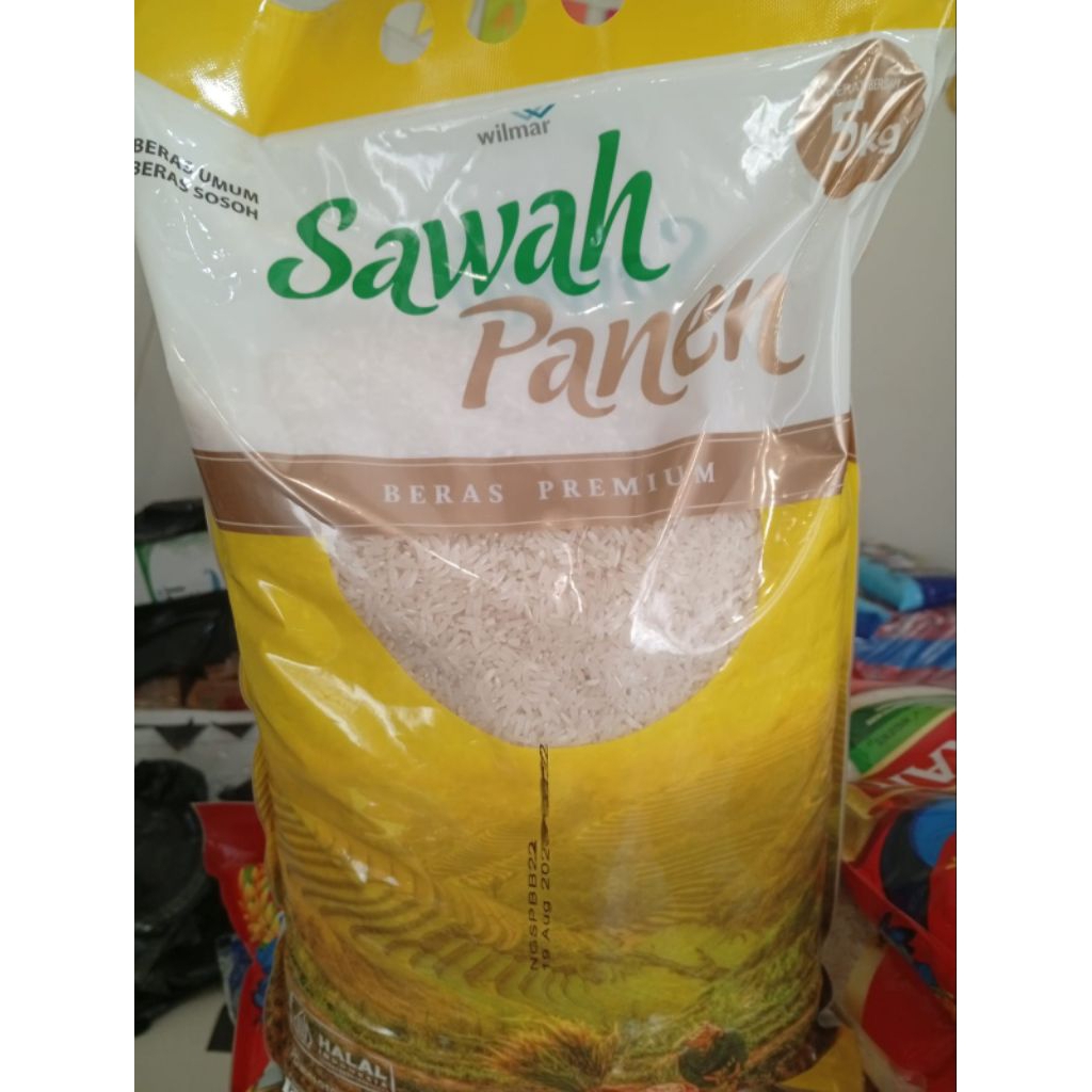 

Beras Sawah Panen Kemasan 5 Kg
