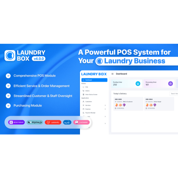 Source Code Aplikasi Laundry Box v2.2.0 - POS & Manajemen Pesanan