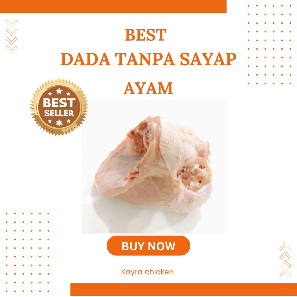 

DADA AYAM UTUH TANPA SAYAP 500 gram