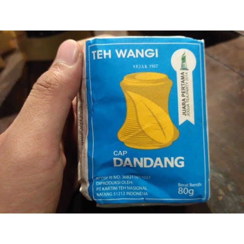 

Teh Dandang biru 1 slop isi 10bks (40gr)