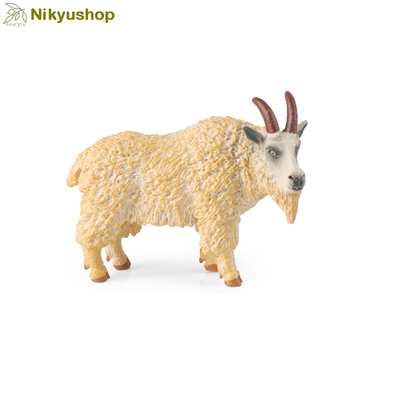 [Nikyushop] Mainan Edukasi Pajangan Hewan Miniatur Figure Kambing Gunung Mountain Goat
