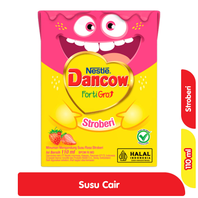 

Nestle Dancow FortiGro Susu UHT Stroberi Kotak 110 ml