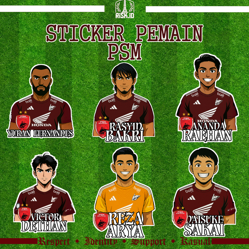 

Stiker Ultras PSM Makassar – Suporter Fanatik Juku Eja Vinyl Glossy Tahan Lama