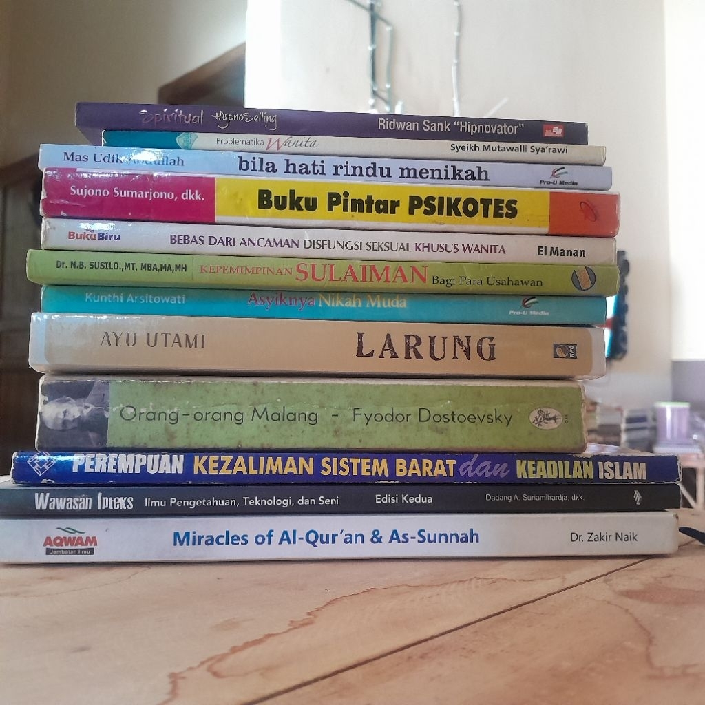 Preloved Buku Bekas Original Non Segel Fyodor Dostoevsky Orang-Orang Malang-Larung Ayu Utami-Buku Pi
