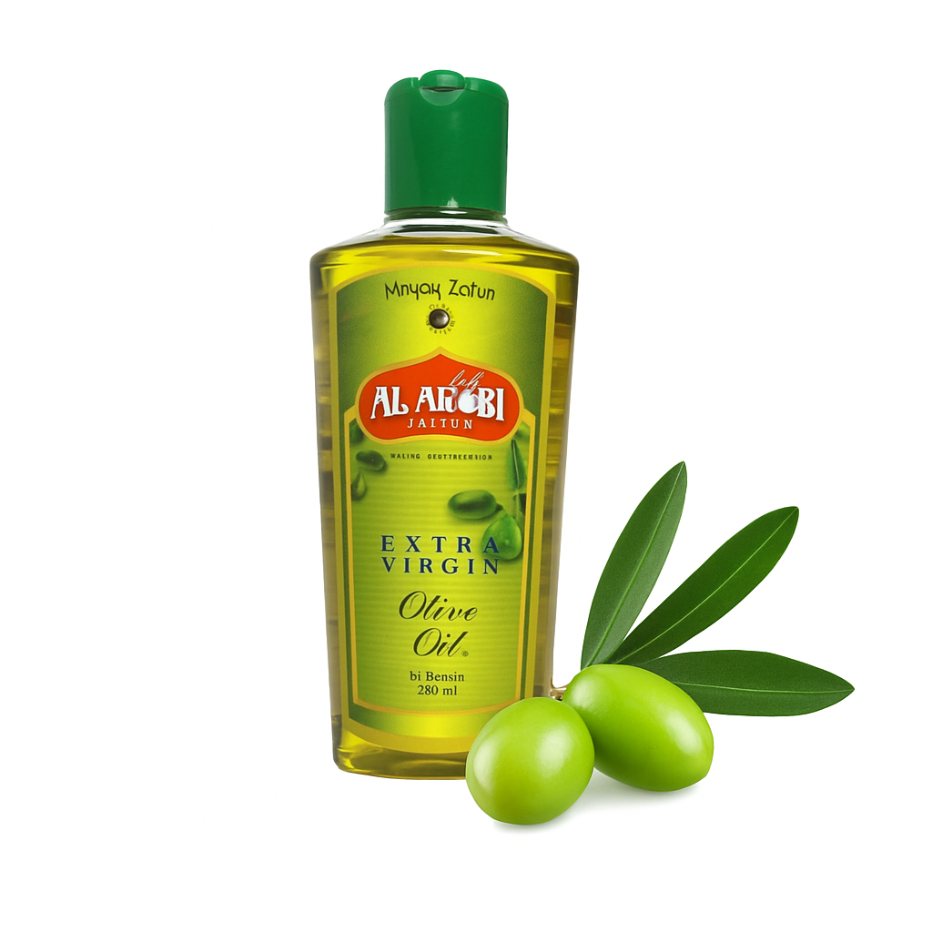 Al Arobi Minyak Zaitun Extra Virgin Olive Oil Untuk Diminum