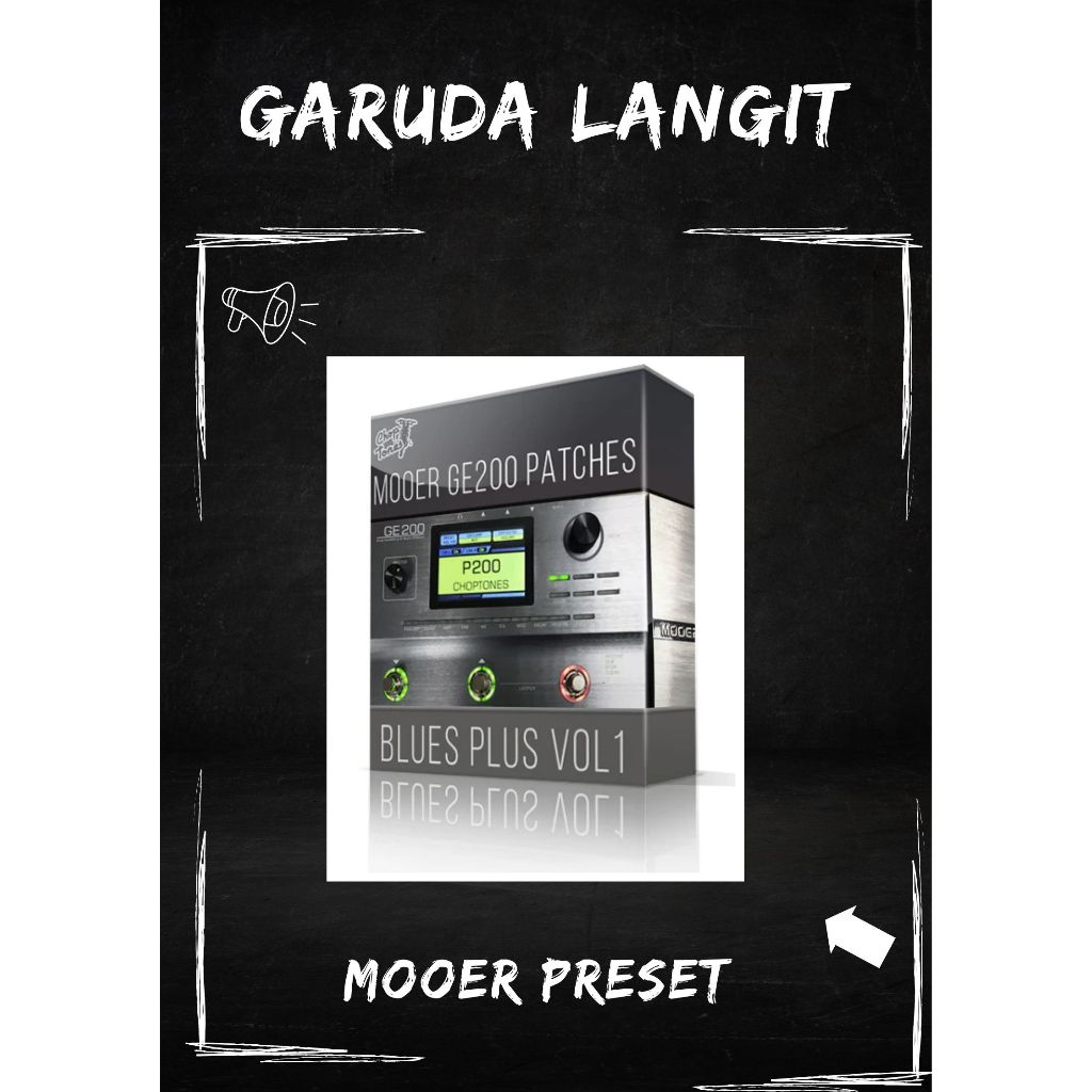 Choptones Blues Plus vol.1 for Mooer GE200 Preset