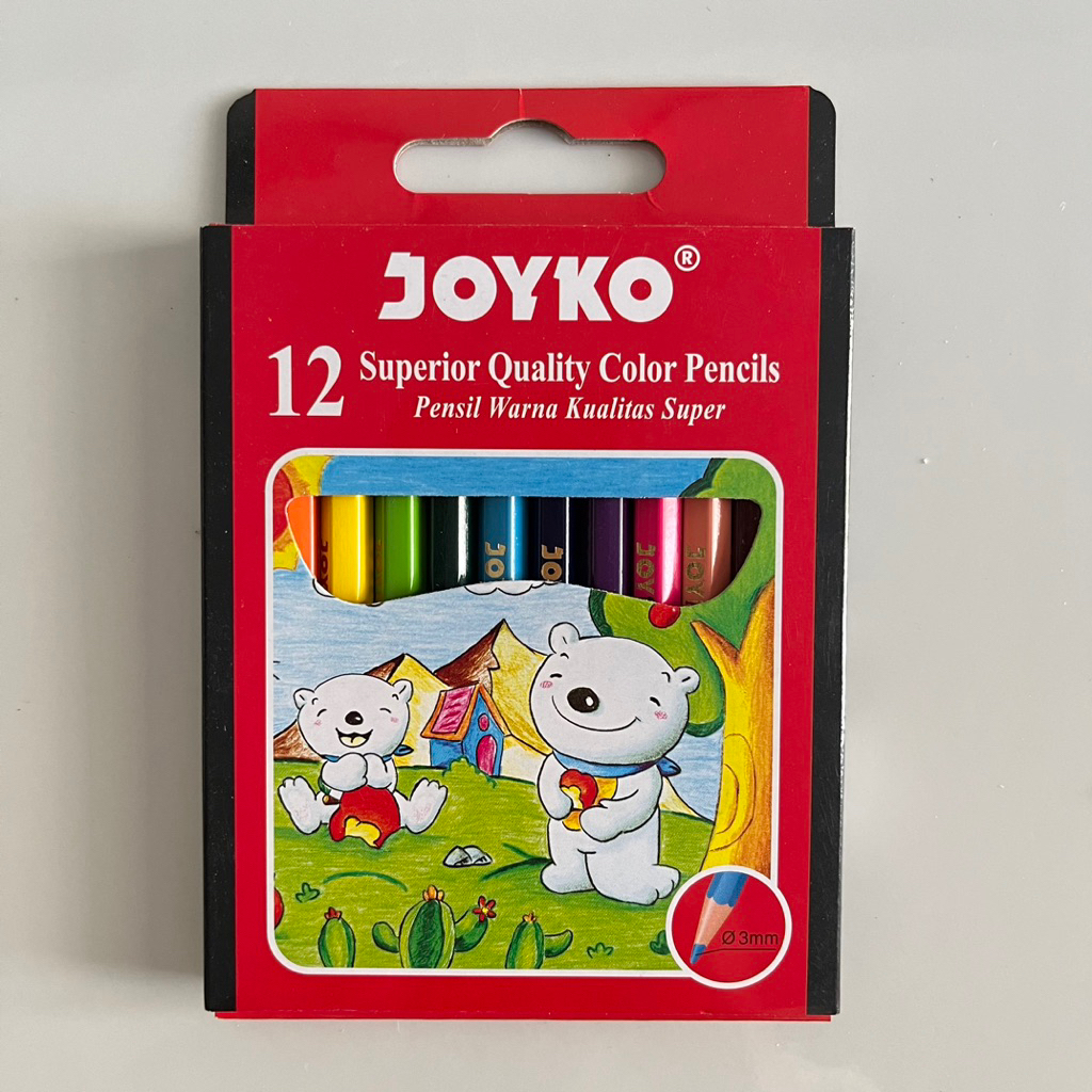 

PENSIL WARNA JOYKO SATU PAK (12 pcs)
