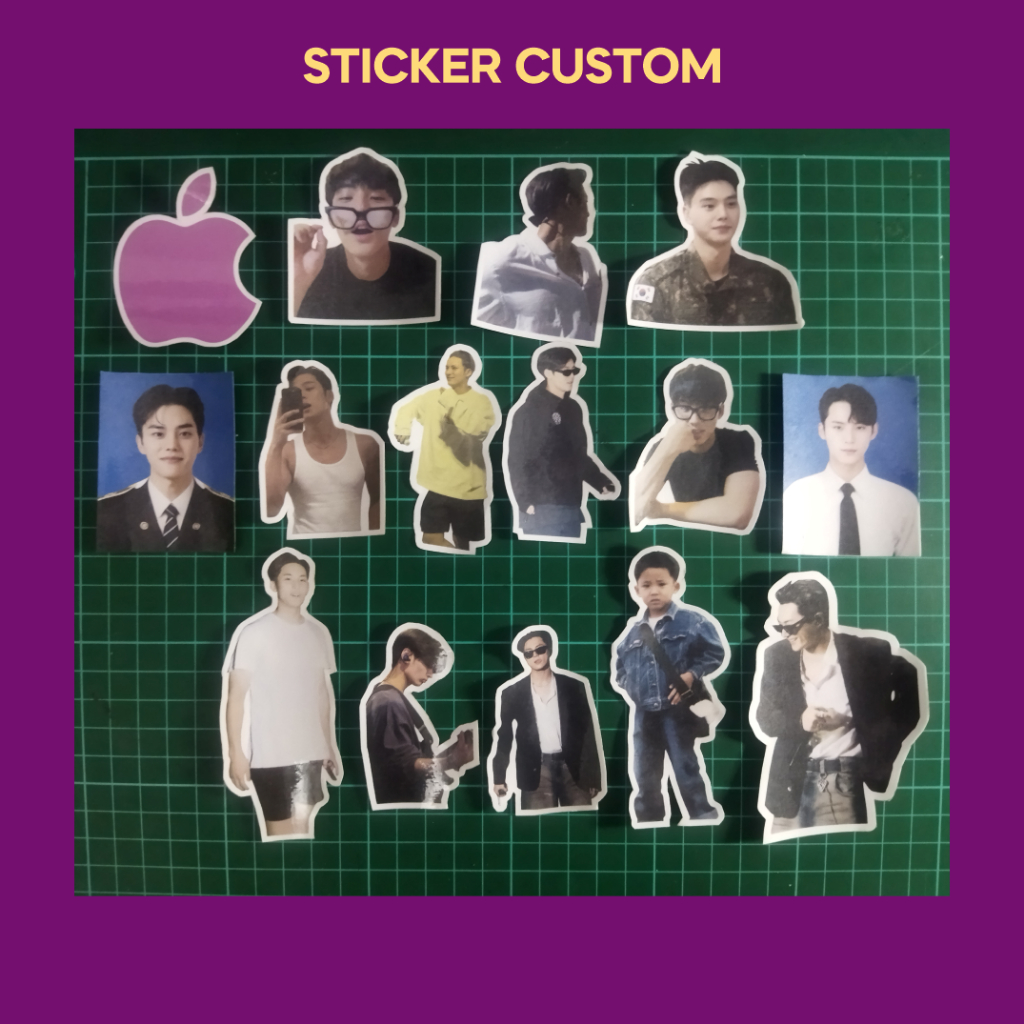 

[baca deskripsi] MM001 STICKER CUSTOM A4 / STICKER FOTO A4 / STICKER LOGO A4