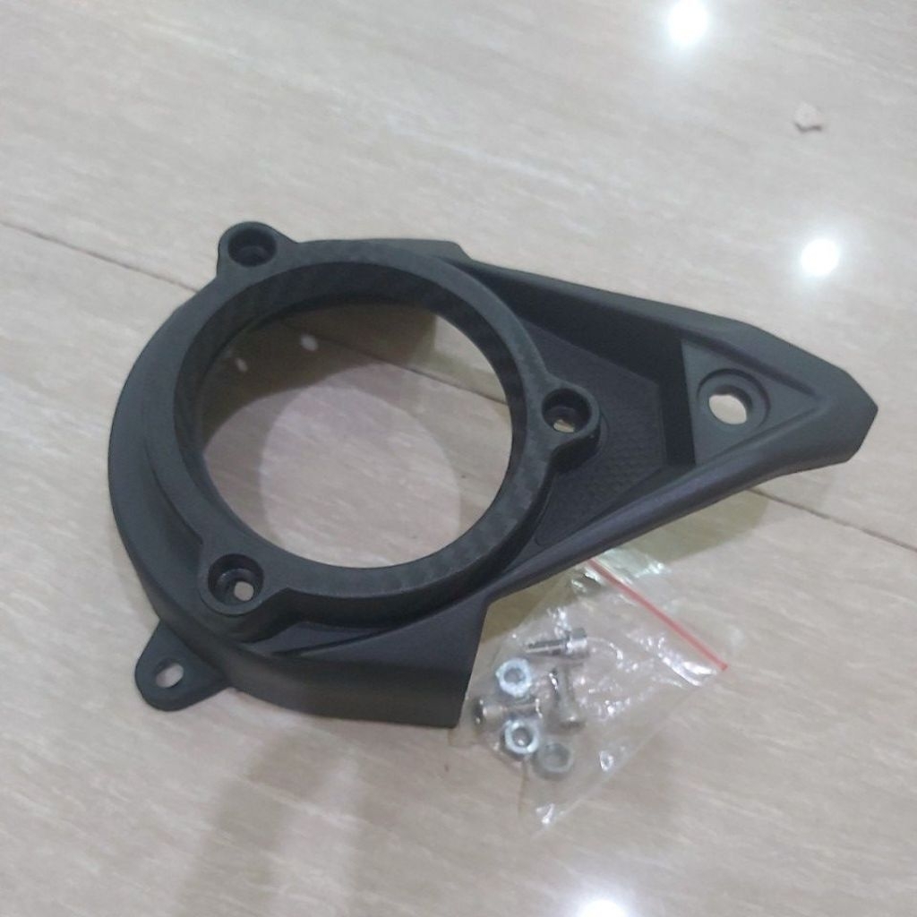 COVER CVT VARIO 125 150 SAMBUNGAN CVT KARBON TRANSPARAN