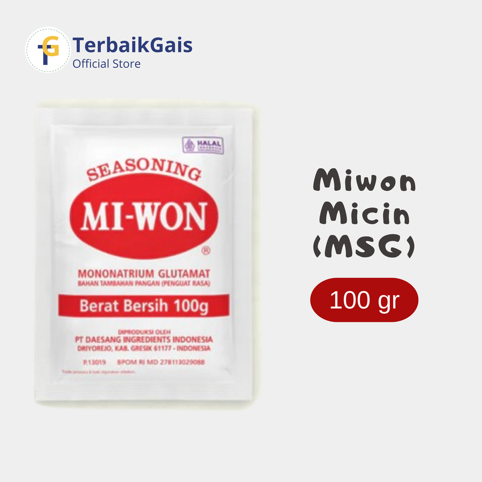 

Miwon MSG 100 Gr Untuk Masakan Lezat