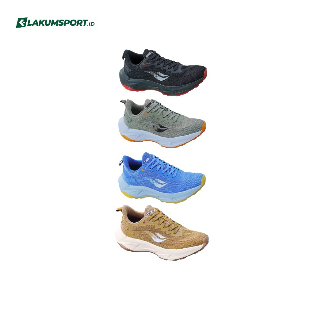 sepatu running  desle forte, sepatu running  original.
