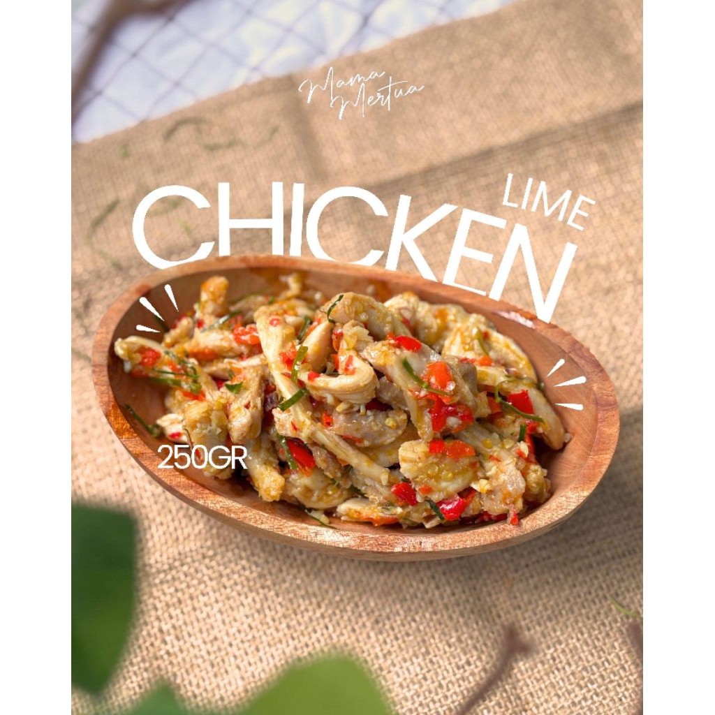 

MAMA MERTUA FOOD - CHICKEN LIME FROZEN UKURAN 250 GRAM