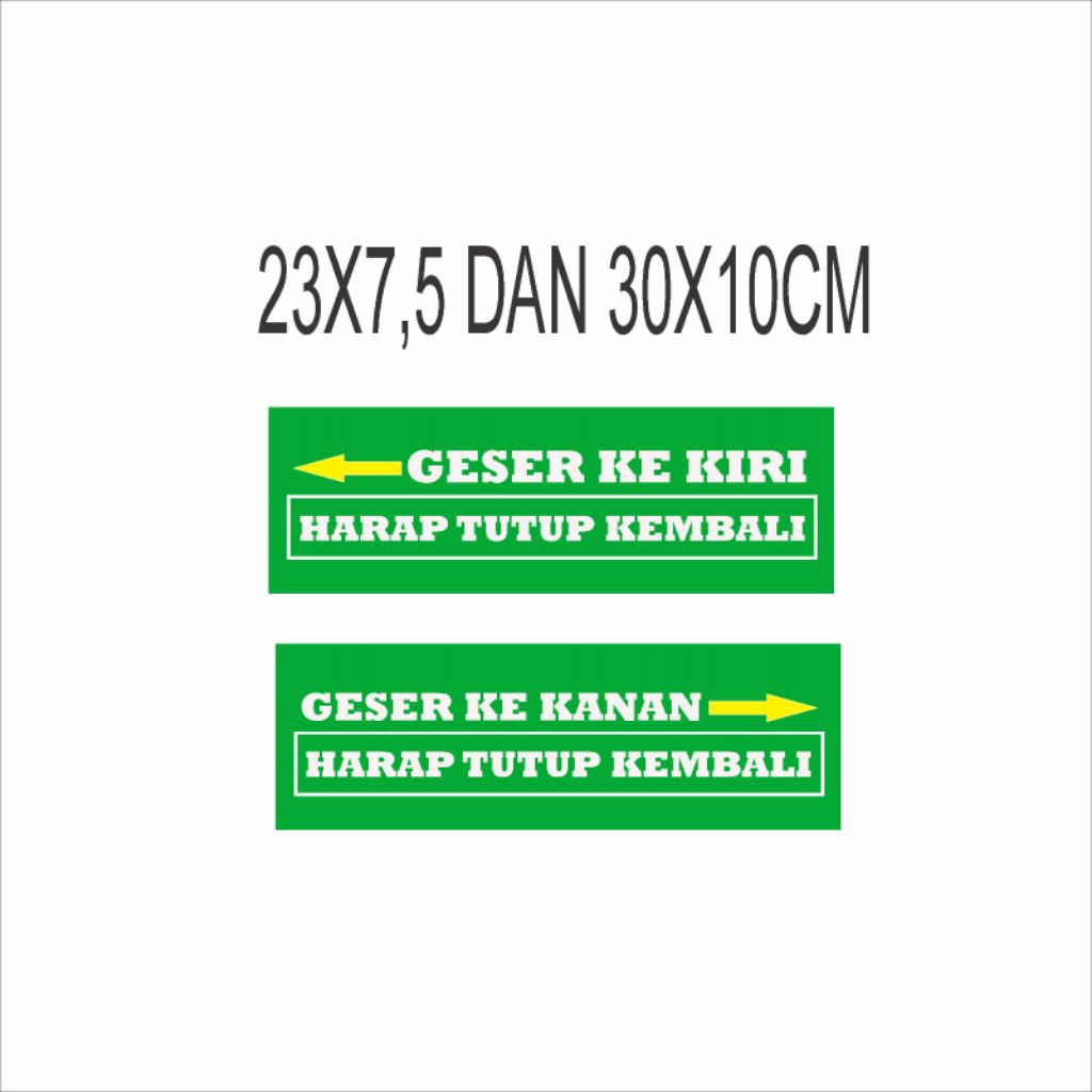 

stiker geser kanan per pcs