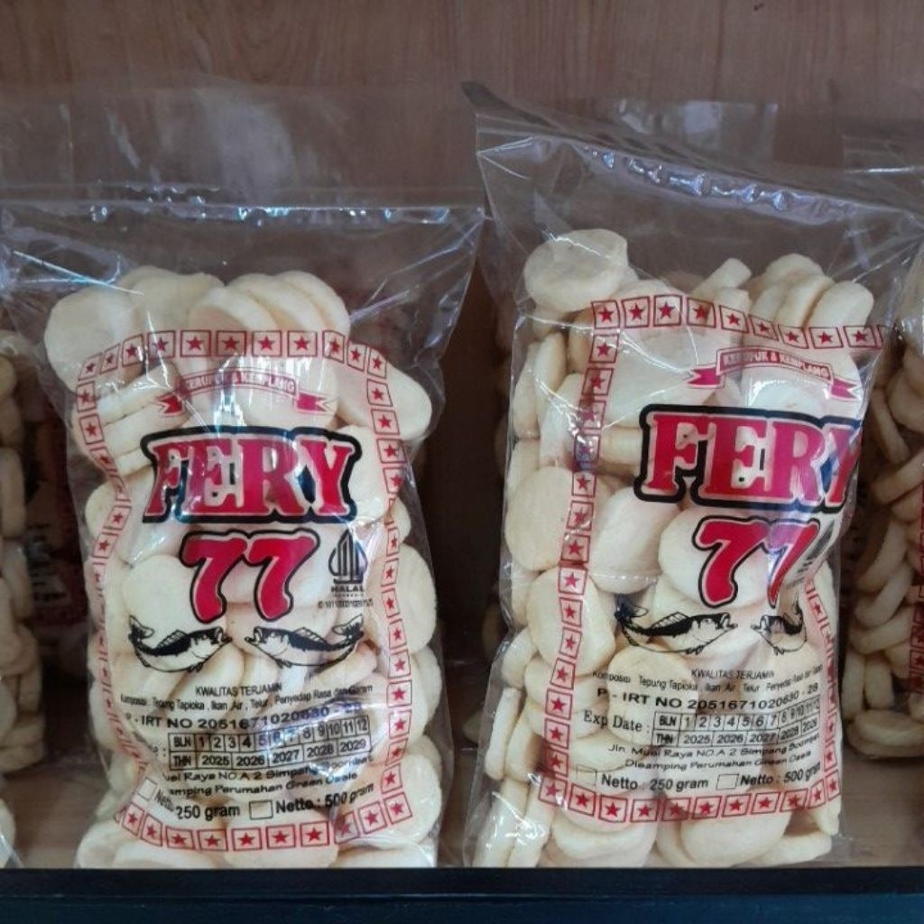 

kemplang super kancing mini 250gr